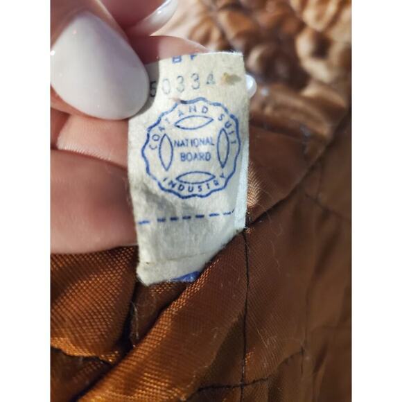 Vintage Corduroy Faux Fur Coat and suit industry UNION 1950,60s,70s? - Picture 7 of 13